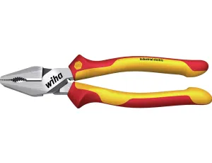 Wiha - wzmocnione Szczypce uniwersalne Industrial electric z funkcją DynamicJoint® i OptiGrip  225 mm - 35465