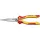 Wiha - Szczypce pólokrągłe Industrial electric z ostrzem prostym w blistrze  160 mm - 38857