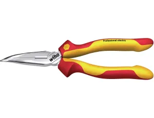 Wiha - Szczypce pólokrągłe Professional electric z ostrzem zakrzywionym, ok. 40°  160 mm - 26728