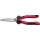 Wiha - Szczypce pólokrągłe Industrial z ostrzem zakrzywionym, ok. 40° w blistrze  200 mm - 34570