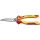 Wiha - Szczypce pólokrągłe Industrial electric z ostrzem zakrzywionym, ok. 40° w blistrze  200 mm - 38859