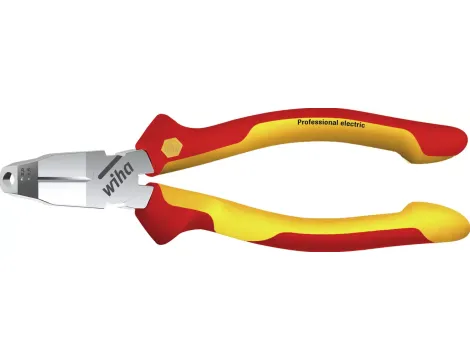 Wiha - Szczypce instalacyjne TriCut Professional electric 1/4" w blistrze  170 mm - 38853