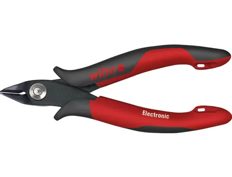 Wiha - Szczypce do cięcia bocznego Electronic szeroka, ostro zakończona glówka bez uskoku  138 mm - 27391