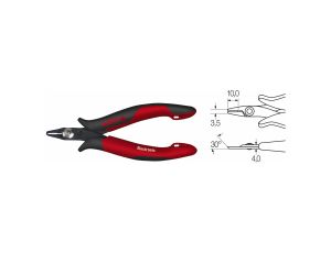 Wiha - Szczypce ukośne do cięcia czołowego Electronic bardzo wąska, krótka glówka bez uskoku w blistrze  118 mm - 27397