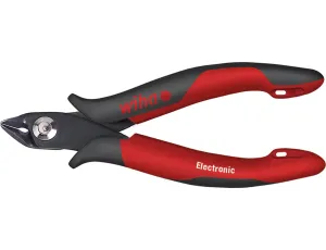 Wiha - Szczypce ukośne Electronic szeroka, ostro zakończona glówka bez uskoku  138 mm - 26833