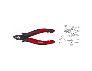 Wiha - Szczypce ukośne Electronic szeroka, ostro zakończona glówka bez uskoku w blistrze  138 mm - 27398