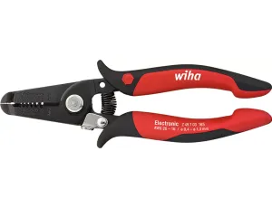 Wiha - Szczypce do zdejmowania izolacji Electronic Stacje do usuwania izolacji 0,4 / -1,3 mm  180 mm - 33472