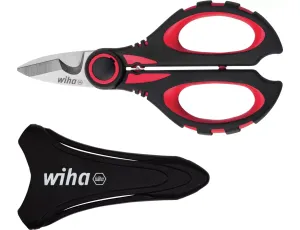 Wiha - nożyce dla elektryków z funkcją zaciskania w opakowaniu blistrowym  160 mm - 41923