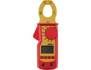 Wiha - Miernik cęgowy do 1000 V AC, CAT IV w zestawie 2 baterie AAA - 45219