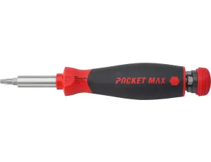 Wiha - Wkrętak z magazynkiem bitów PocketMax® magnetyczny mieszany z 8 bitami, 1/4