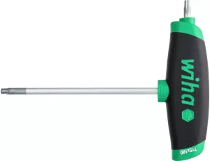 Wiha - Klucz trzpieniowe z rękojeścią T ComfortGrip, TORX® z trzonem bocznym chromowany matowo  T10 x 100 mm  - 45446