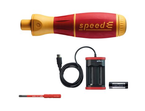 Wiha - wkrętak elektryczny zestaw startowy speedE® Industrial 5-cz.  - 44351