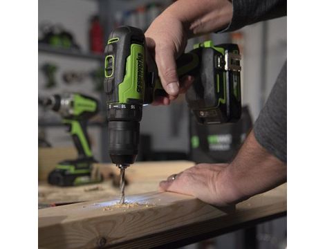 24V wiertarko-wkrętarka Greenworks GD24DD60 - 3