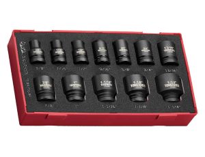 TengTools - 16-elementowy zestaw nasadek udarowych calowych TEA9216AF - TEA9216AF