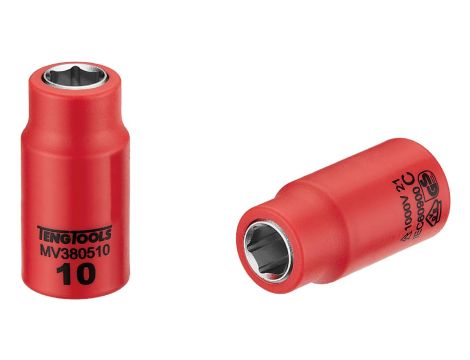 TengTools - Nasadka 3/8" 6-kątna izolowana VDE 1000V 10 mm - MV380510