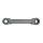 TengTools - Klucz oczkowy zapadkowy 17x19 mm - 681719