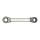 TengTools - Klucz oczkowy zapadkowy 21x22 mm - 682122