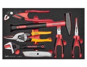 TengTools - 7-elementowy zestaw szczypiec i młotka TEFMBP7E - TEFMBP7E