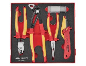 TengTools - Zestaw szypiec i noża VDE 1000V TEDVMB08 - TEDVMB08