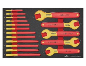 TengTools - Zestaw kluczy płaskich VDE 1000V TEFSPV17 - TEFSPV17