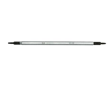 TengTools - Trzon dwustronny do wkrętaków precyzyjnych płaski 2,0 mm x PH0 - 2912512