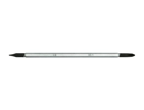 TengTools - Trzon dwustronny do wkrętaków precyzyjnych płaski 4,0 mm x PH0 - 2912514