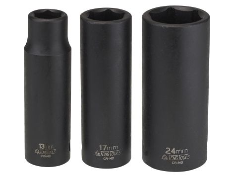 TengTools - Nasadka udarowa długa cienkościenna 1/2" 22 mm ANSI - 920622AN