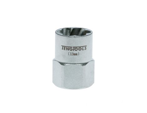 TengTools - Sześciokątne nasadki odkręcające z chwytem kwadratowym 3/8" 13 mm - ST38313