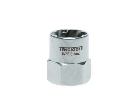 TengTools - Sześciokątne nasadki odkręcające z chwytem kwadratowym 3/8" 16 mm - ST38316