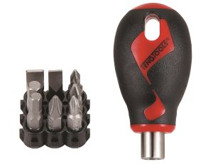 TengTools - Wkrętak krótki Stubby z wymiennymi grotami M908N - MD908N