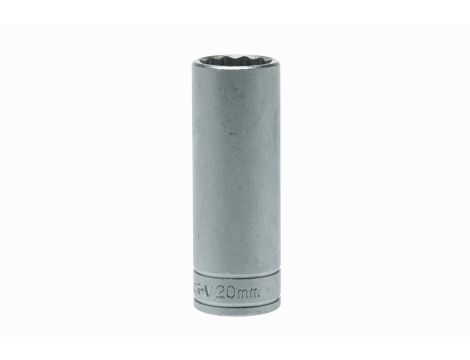 TengTools - Nasadka długa 12-kątna z chwytem 1/2" 20 mm - M120620-C