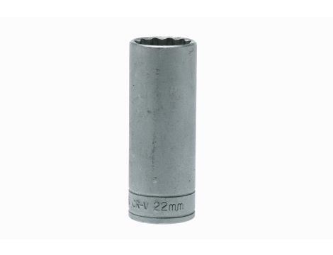 TengTools - Nasadka długa 12-kątna z chwytem 1/2" 22 mm - M120622-C