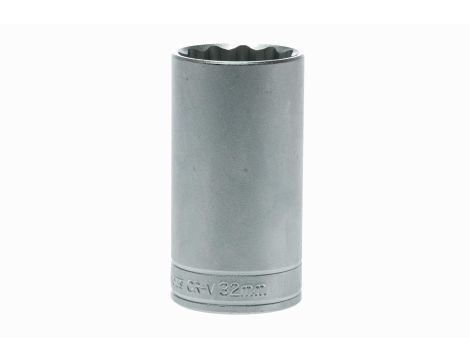 TengTools - Nasadka długa 12-kątna z chwytem 1/2" 32 mm - M120632-C