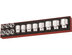 TengTools - 14-elementowy zestaw nasadek calowych z chwytem kwadratowym 3/4