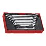 TengTools - 8-elementowy zestaw kluczy płasko-oczkowych zapadkowych calowych TT6508R - TT6508RAF - 2