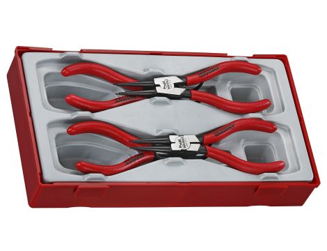 TengTools - 4-elementowy zestaw szczypiec do wewn. i zewn. pierścieni osadczych TT474-5 - TT474-5