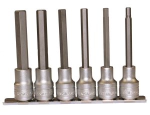 TengTools - Zestaw nasadek trzpieniowych 6-kątnych długich z chwytem kwadratowym 1/2