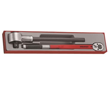 TengTools - 2-elementowy zestaw dynamometryczny (przekładnik momentu obrotowego + klucz dynamometryczny) TTXMP12 - TTXMP12