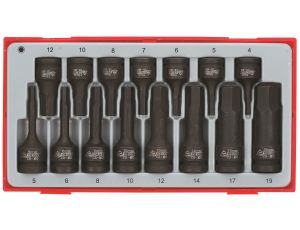 TengTools - 15-elementowy zestaw nasadek maszynowych trzpieniowych sześciokątnych TT9015HX - TT9015HX - image 2