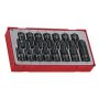 TengTools - 15-elementowy zestaw nasadek maszynowych trzpieniowych sześciokątnych TT9015HX - TT9015HX - 2