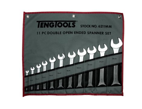 TengTools - Klucze płaskie w zestawie 6211MM - 6211MM