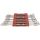 TengTools - 7-elementowy zestaw kluczy płasko-oczkowych 33-50 mm - 6507JMMA