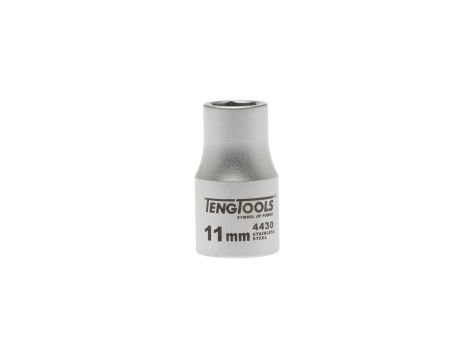 TengTools - Nasadka 6-kątna nierdzewna z chwytem 1/2" 11 mm -
