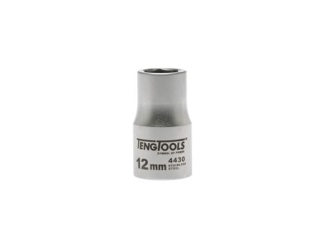 TengTools - Nasadka 6-kątna nierdzewna z chwytem 1/2" 12 mm -