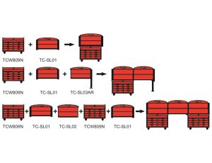 TengTools - Zestaw montażowy stołu roboczego TC-SL03AL - TC-SL03AL