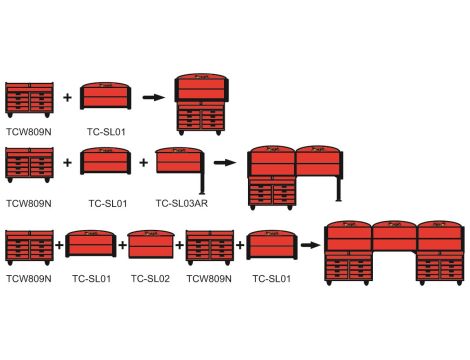 TengTools - Zestaw montażowy stołu roboczego TC-SL03AR - TC-SL03AR