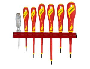 TengTools - Zestaw wkrętaków 1000V na wieszaku ściennym WRMDV07N - WRMDV07N - image 2