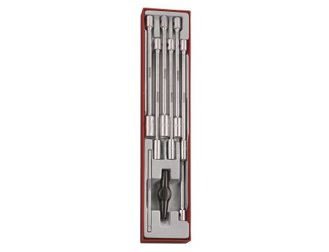TengTools - 9-elementowy Zestaw bardzo długich kluczy nasadowych 3/8" z pokrętłem poprzecznym TTxTB09 - TTXTB09