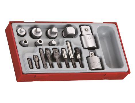 TengTools - 17-elementowy zestaw łączników pośrednich TTADP17 - TTADP17