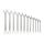 TengTools - 12-elementowy zestaw kluczy płasko-oczkowych 8-19 mm - 6512N